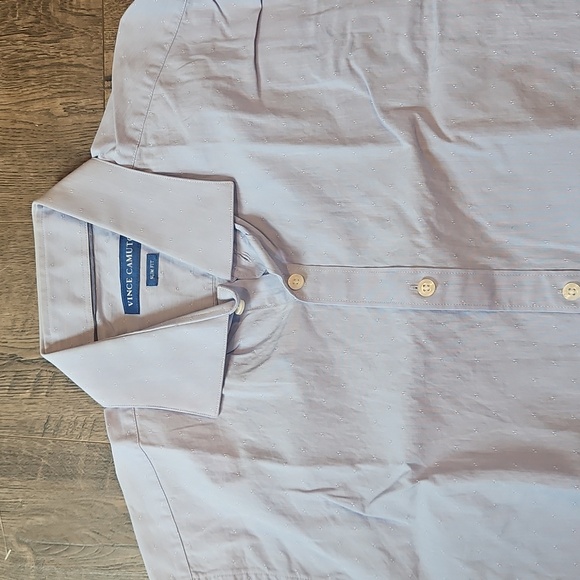 Vince Camuto Slim Fit Size 16 34/35 Lavender Dress Shirt - Picture 2 of 5